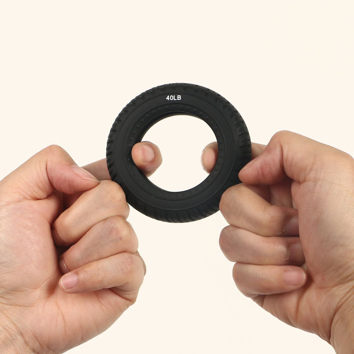 Hand Grip Strength Ring, Hand Strengthener Grip Ring enhancing forearm and grip strength for effective workouts.