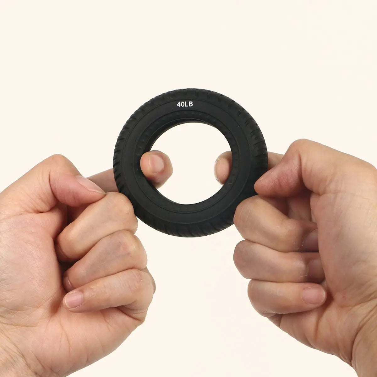 Hand Grip Strength Ring, Hand Strengthener Grip Ring enhancing forearm and grip strength for effective workouts.