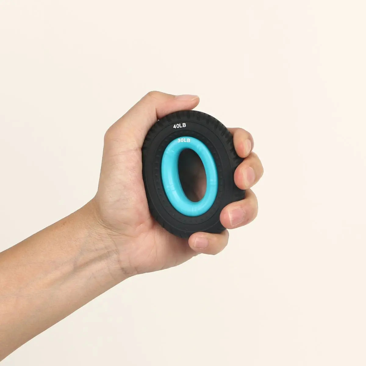 Hand Grip Strength Ring, Hand Strengthener Grip Ring enhancing forearm and grip strength for effective workouts.