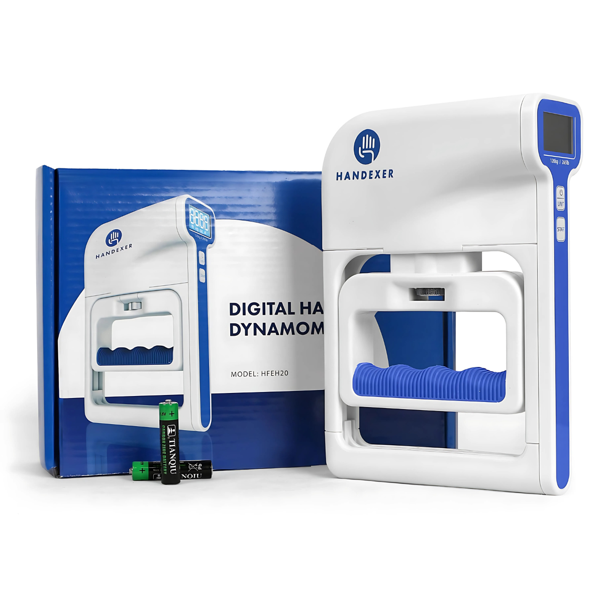 Handexer Grip Strength Hand Dynamometer used for accurate measurement of hand grip force in clinical and sports settings