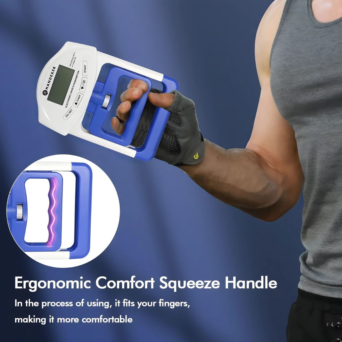 198lb Grip Strength Hand Dynamometer accurately measures hand grip strength for effective strength assessment