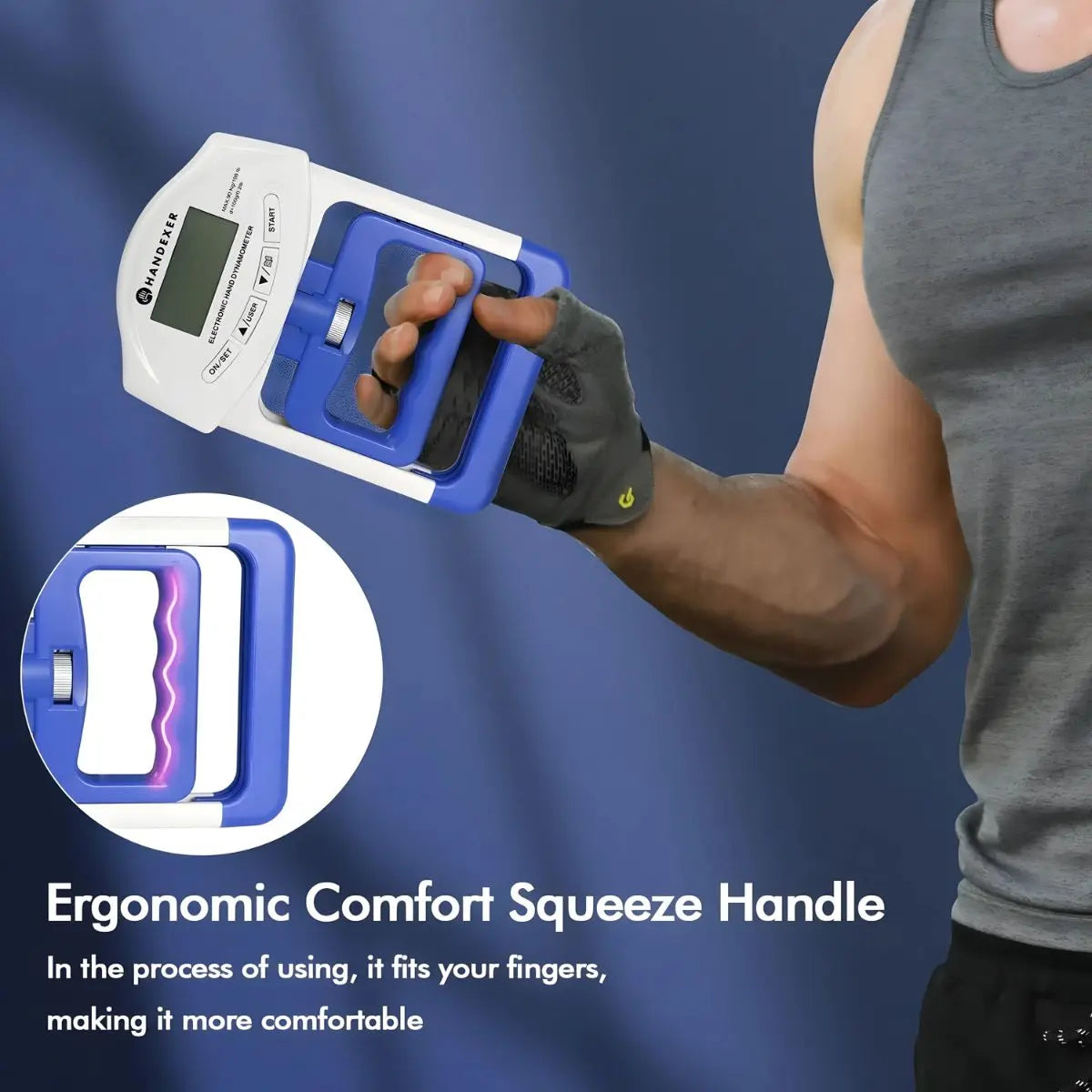 198lb Grip Strength Hand Dynamometer accurately measures hand grip strength for effective strength assessment