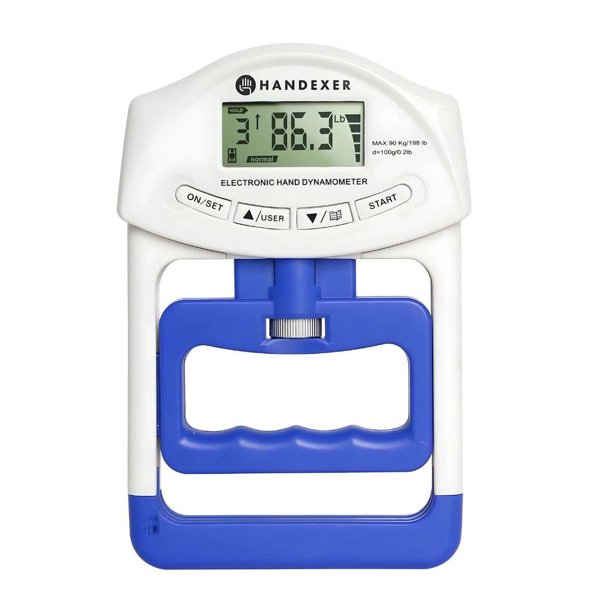 198lb Grip Strength Hand Dynamometer accurately measures hand grip strength for effective strength assessment