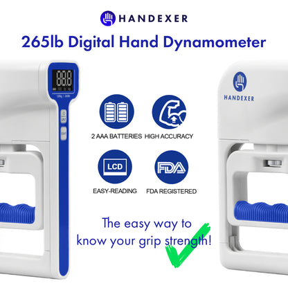 Hand Dynamometer & Grip Ring Bundle