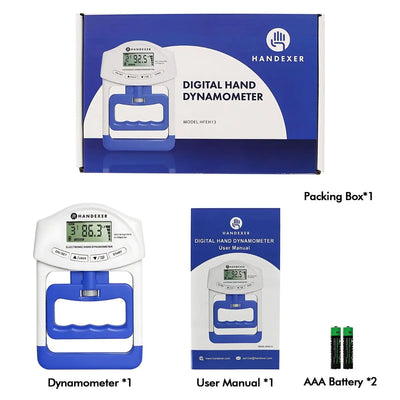 198lb Grip Strength Hand Dynamometer accurately measures hand grip strength for effective strength assessment